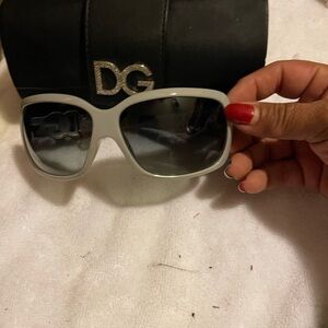D&G Women's Silver Sunglasses